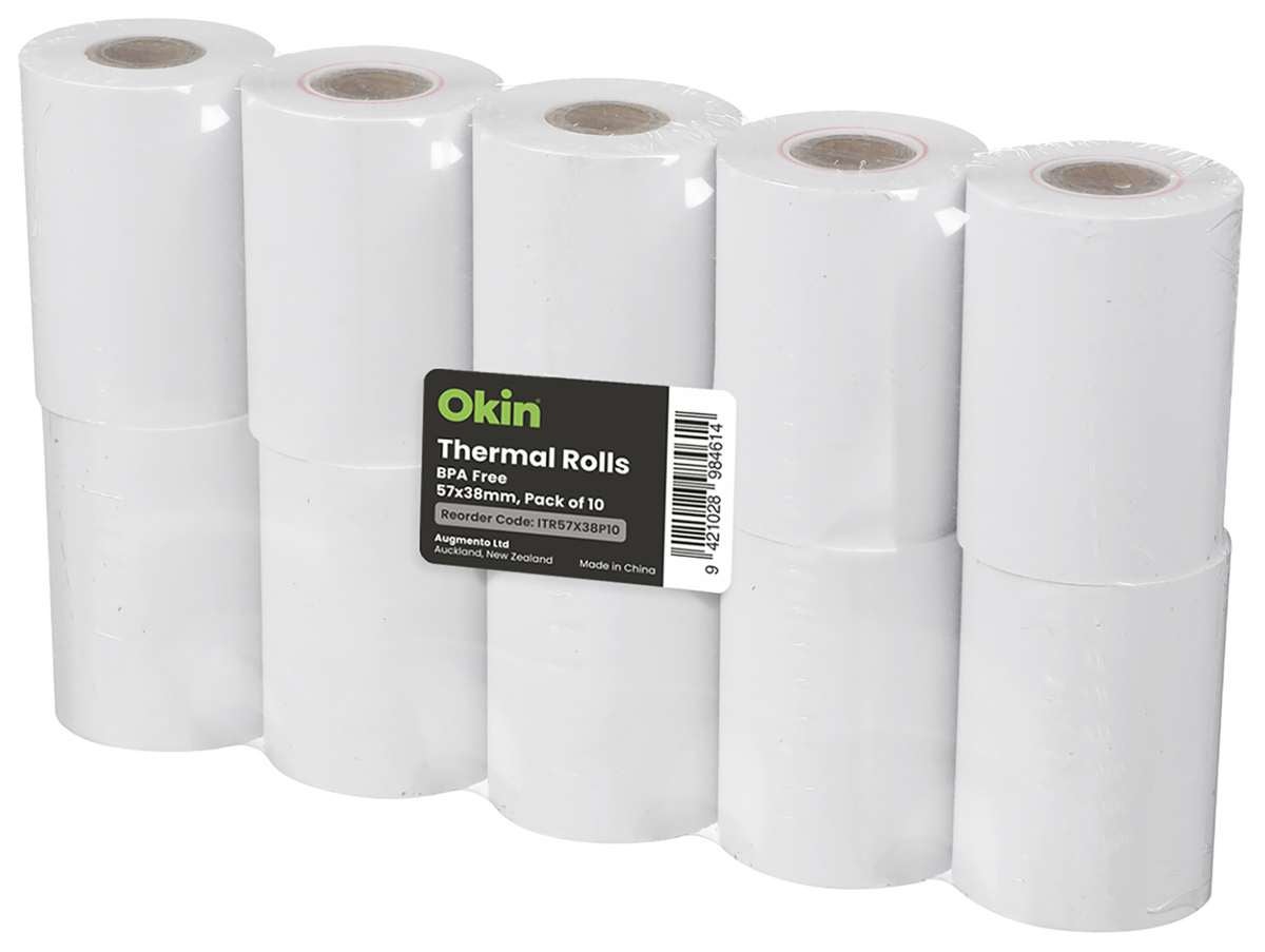 8 Rolls Thermal Paper - BPA Free For Receipts & Tickets