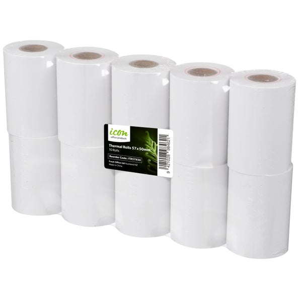 Icon Thermal Roll 57x50mm Pack of 10 -