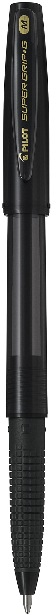 Pilot Super Grip G Stick Medium Ballpoint Pen Black Paper Plus