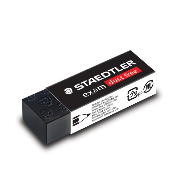 Staedtler Exam 526 E20 Eraser Dust Free Black -