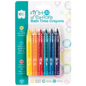 EC First Creations Bath Time Crayons Set 6
