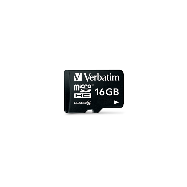 Verbatim SDHC Micro 16GB Class 10 With Adapter | Paper Plus