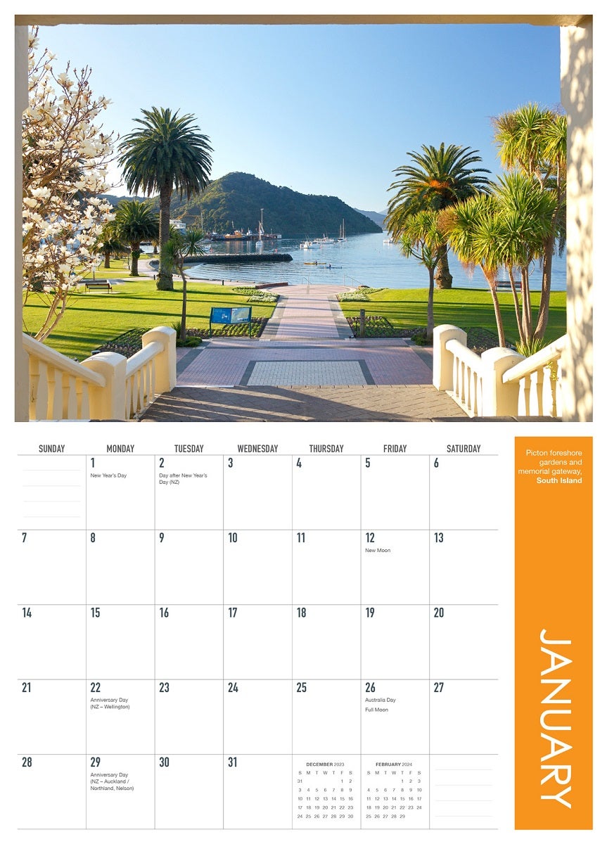2024 New Zealand Pictorial Calendar | Paper Plus