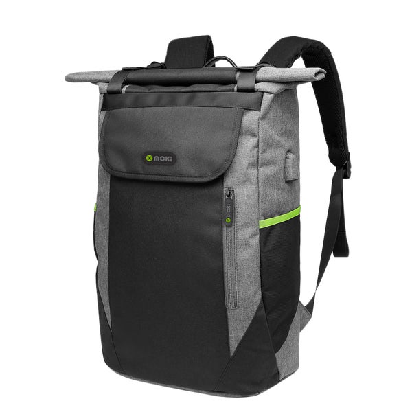 Buy Knomo Thames Cromwell 14 Inch Roll Top Laptop Backpack Grey Harvey Norman Au