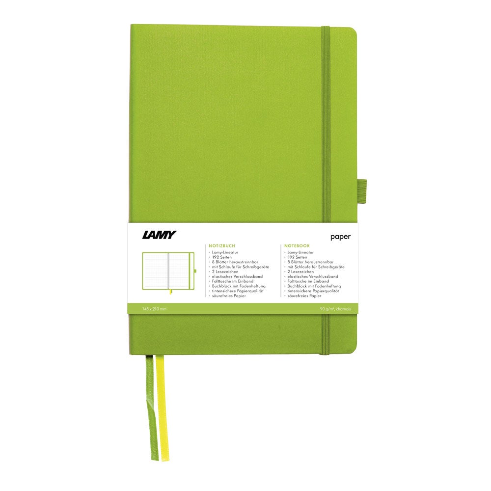 Lamy Notebook A5 Soft Cover Green | Paper Plus