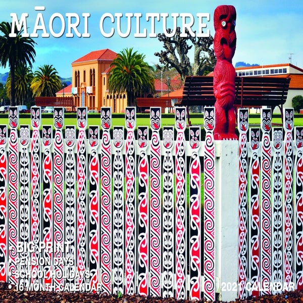 Maori Culture 2021 Calendar Paper Plus perc calendar 2021