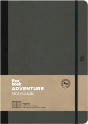 Flexbook Adventure Notebook Large Ruled Off-Black