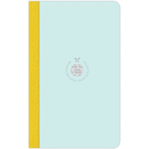 Flexbook Smartbook A5 Medium Ruled Notebook, Mint/Yellow | Paper Plus