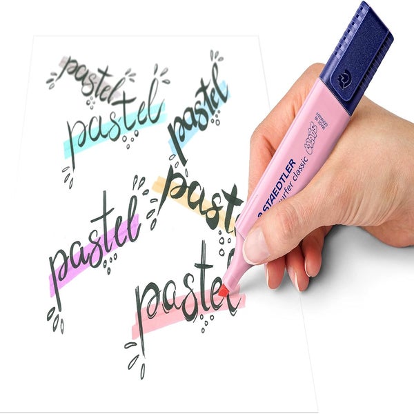 Staedtler 364C Highlighter Marker Pens Pastel Vintage Colors 1-5mm