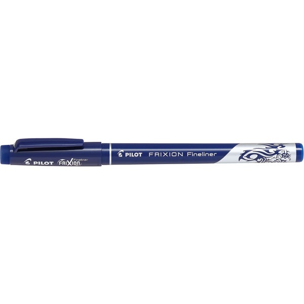 Pilot Frixion Fineliner Erasable Pen Blue Paper Plus