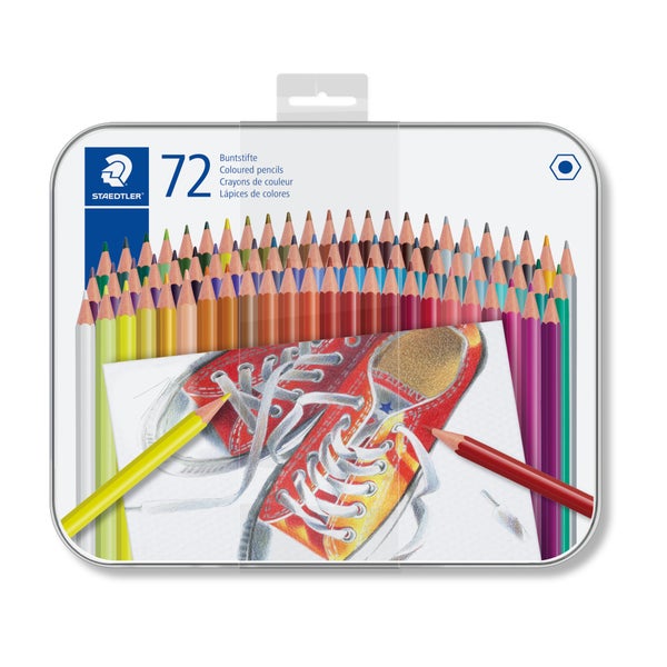 Staedtler 175 Coloured Pencils Tin of 72 -