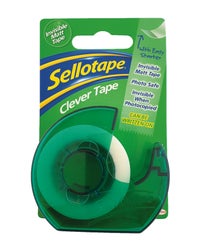 Sellotape Clever Tape 18mmx25m On Dispenser