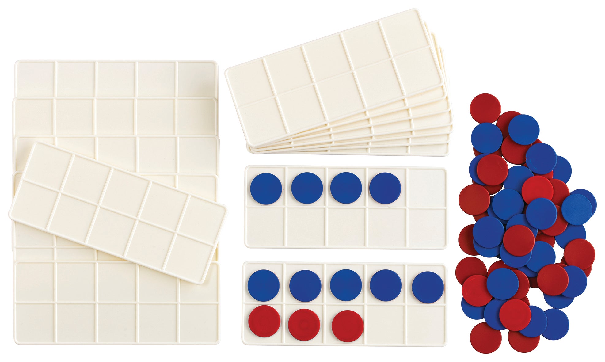 EDX Plastic Ten Frame Set Paper Plus