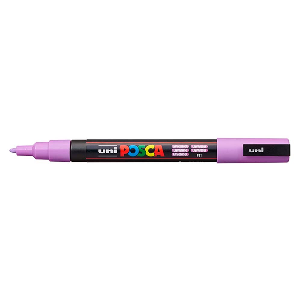 Uni Posca Marker 0.9-1.3mm Fine Lavender PC-3M | Paper Plus