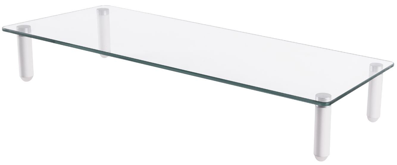 Digitus Ergonomic Tabletop Glass Monitor Riser | Paper Plus
