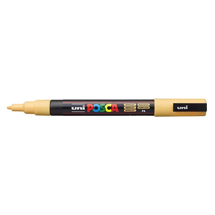 Uni Posca Marker 1.8-2.5mm Med Bullet Apricot PC-5M | Paper Plus