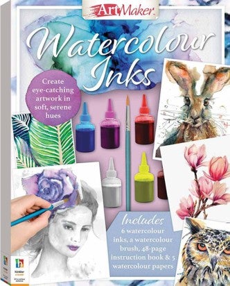 Art Maker Watercolour Inks Kit Paper Plus