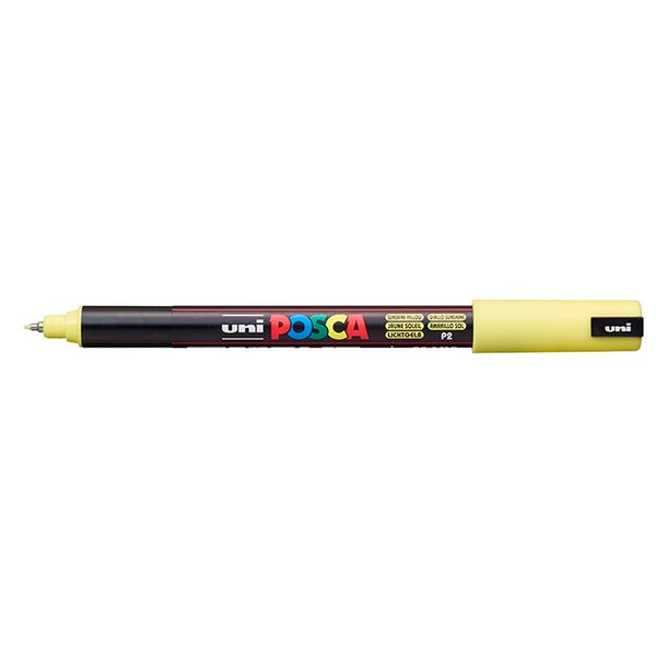 Uni Posca Marker 0.7mm Ultra-Fine Pin Tip Sunshine Yellow PC-1MR -