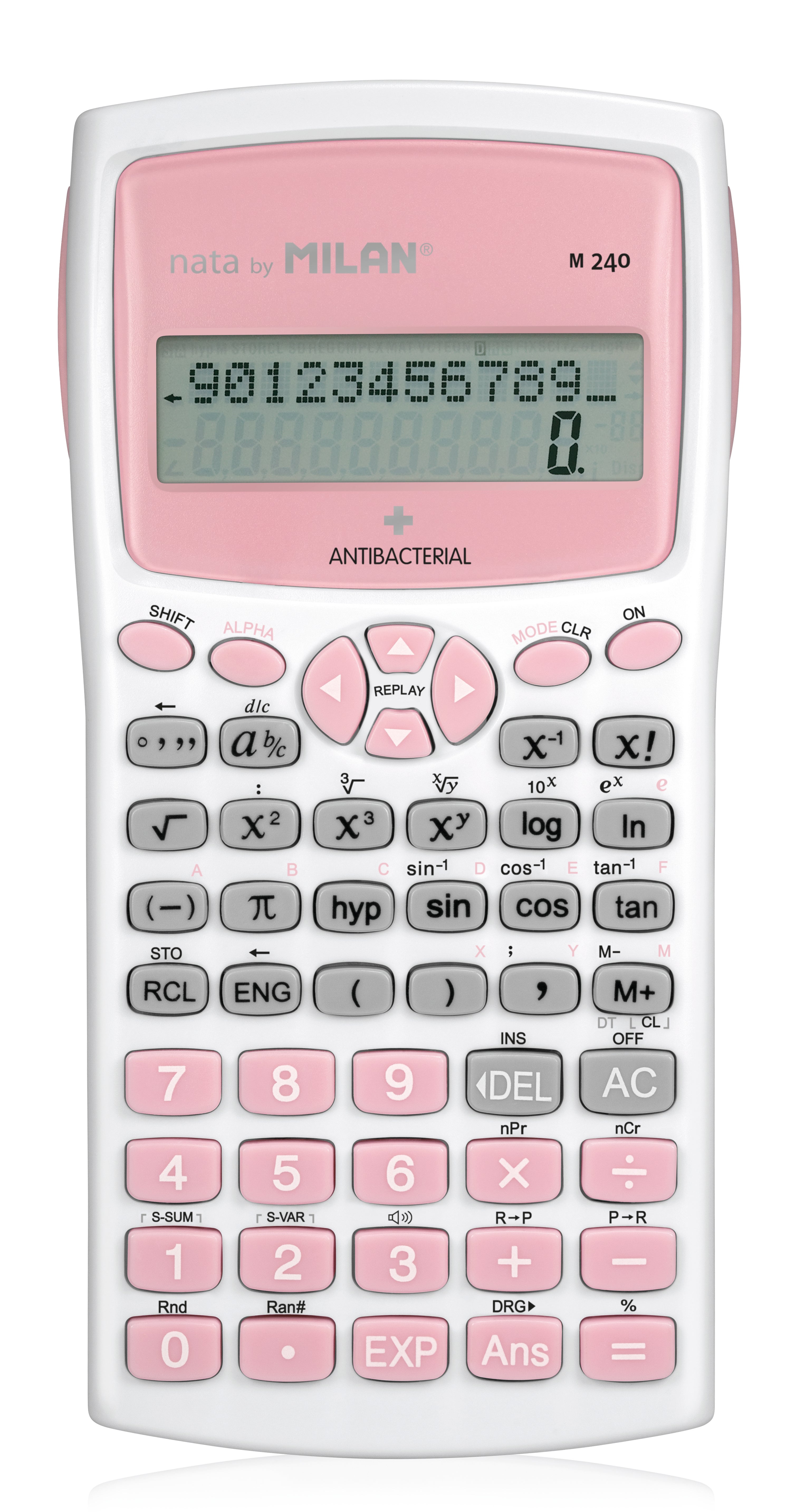 Calculator discount in pink