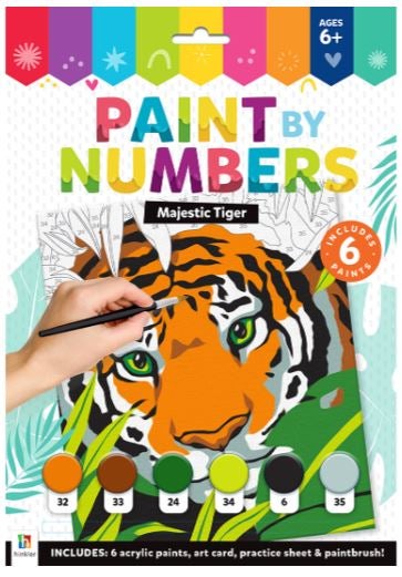 Paint By Numbers Majestic Tiger | Paper Plus