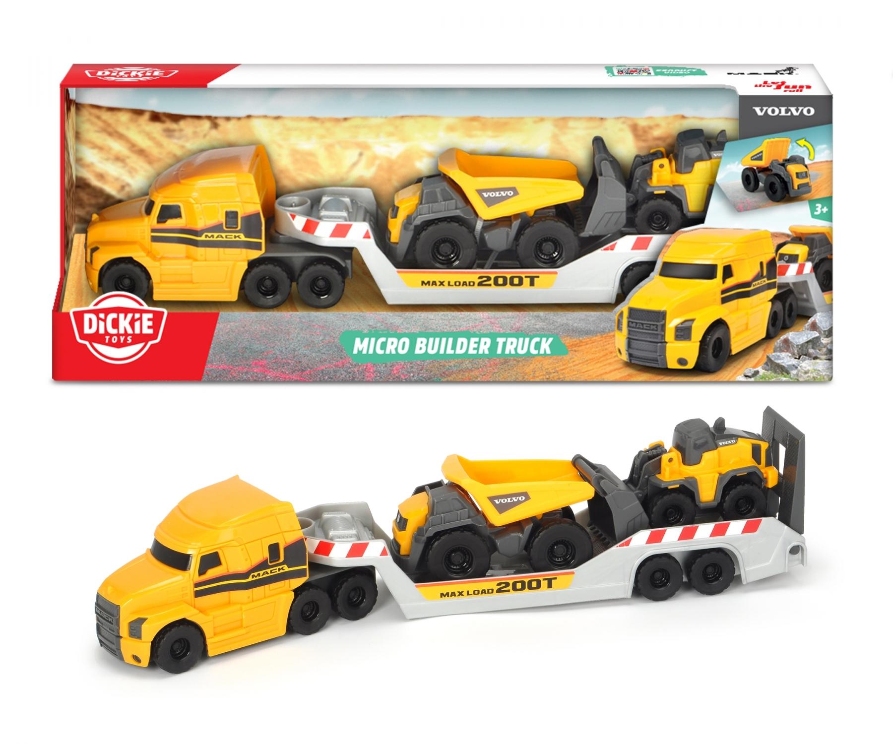 Dickie Toys Construction Volvo Micro Builder Truck | Paper Plus