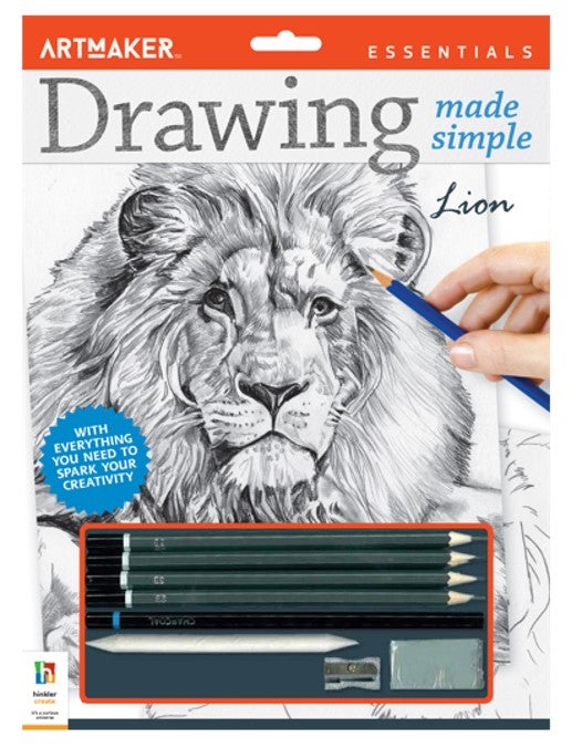 Art Maker Essentials Drawing Made Simple Lion Paper Plus