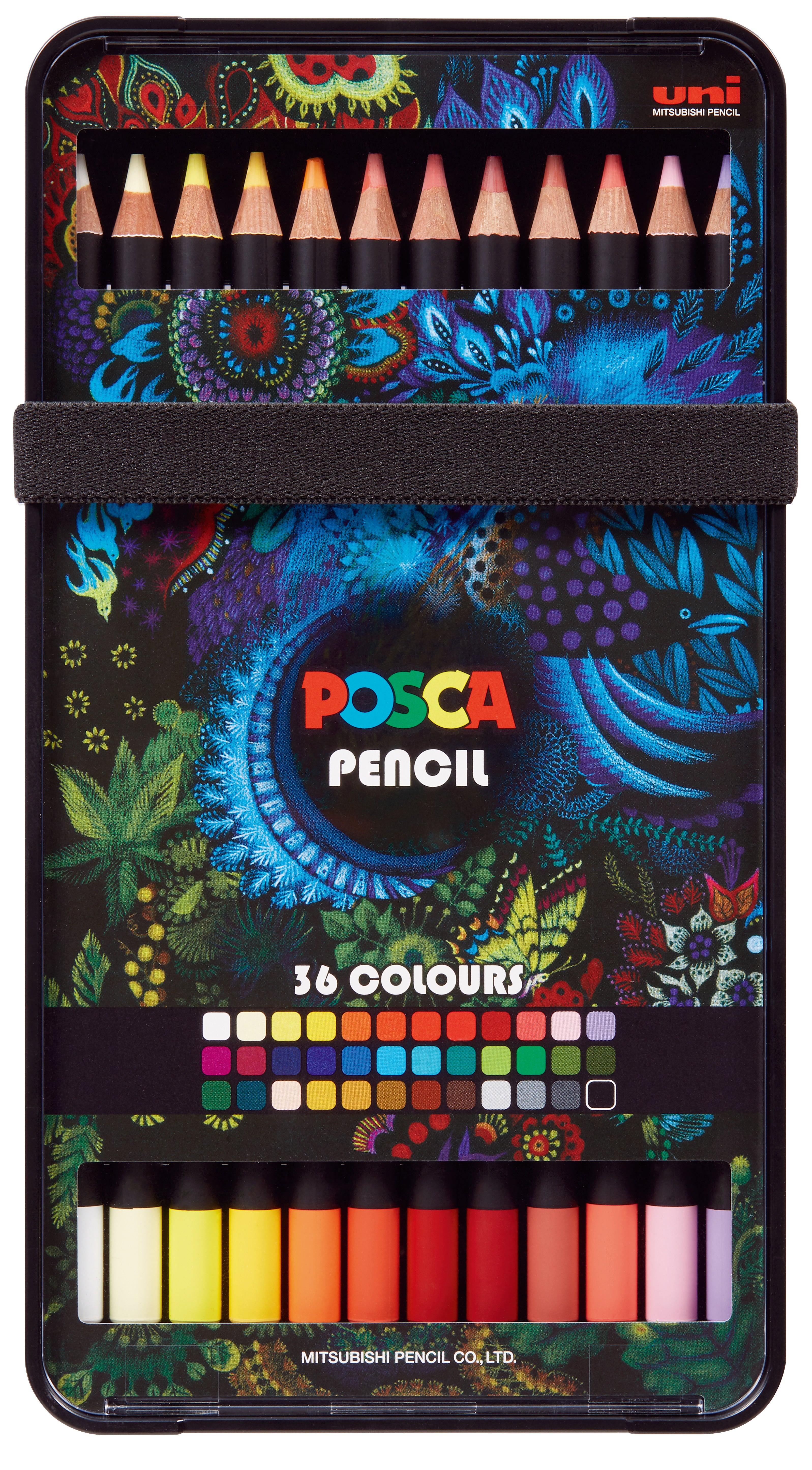 Uni Posca Pencils Assorted Set of 36 | Paper Plus