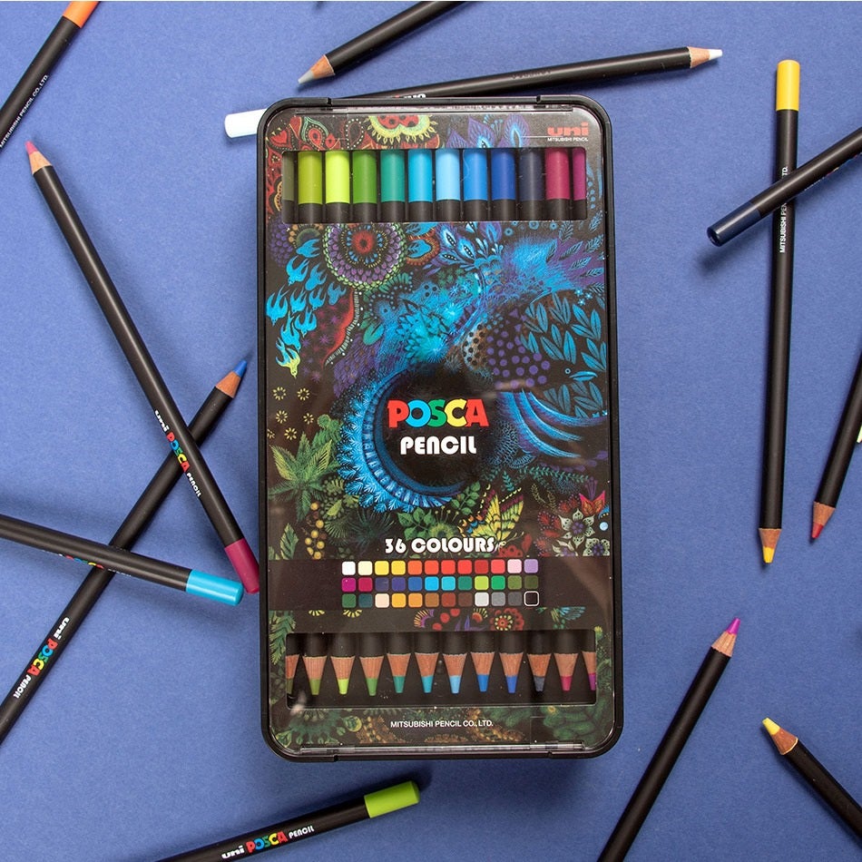 Uni Posca Pencils Assorted Set of 36 | Paper Plus