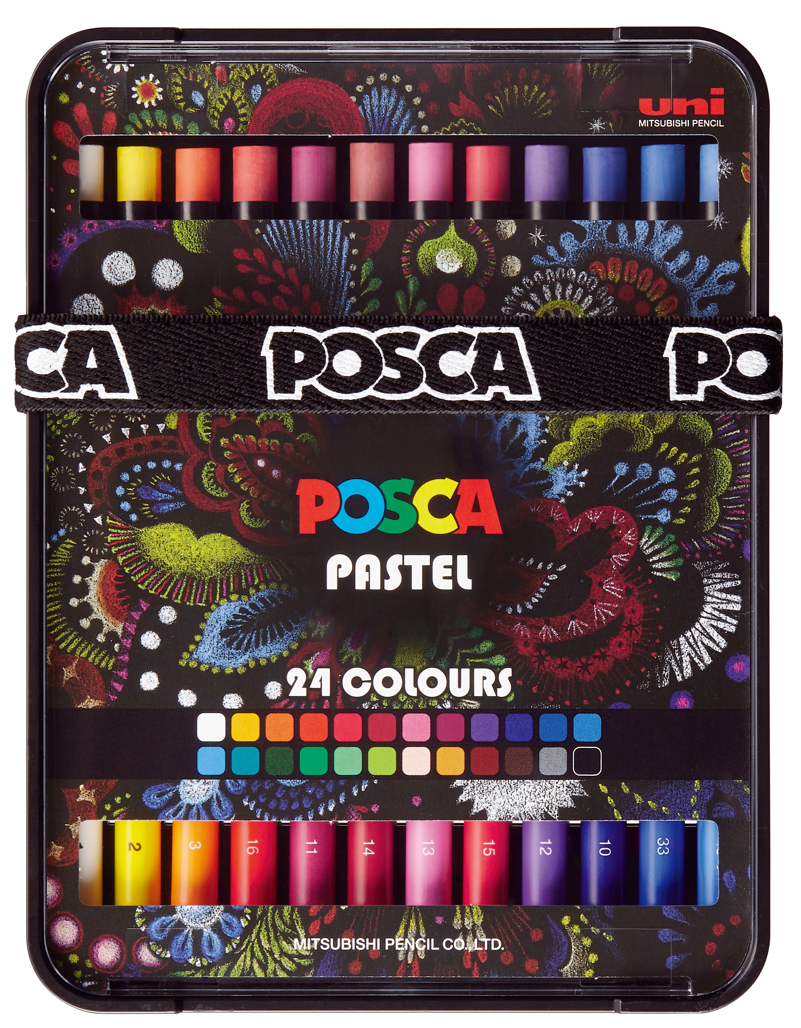 Uni Posca Pastels Assorted Set of 24 | Paper Plus
