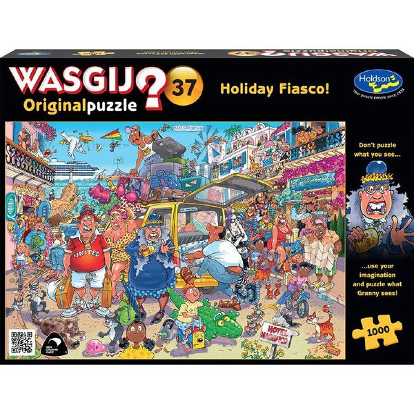 Wasgij Original # 37 1000 Piece Jigsaw Puzzles Holiday Fiasco -