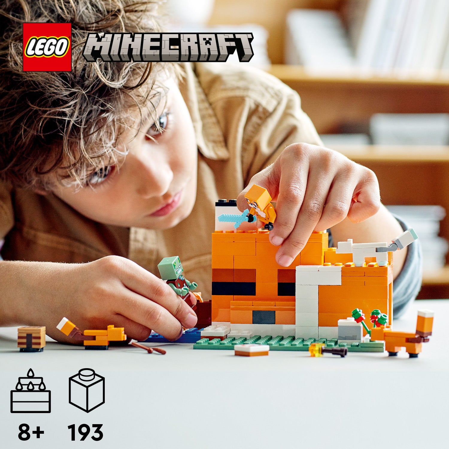 Minecraft best sale fox lego