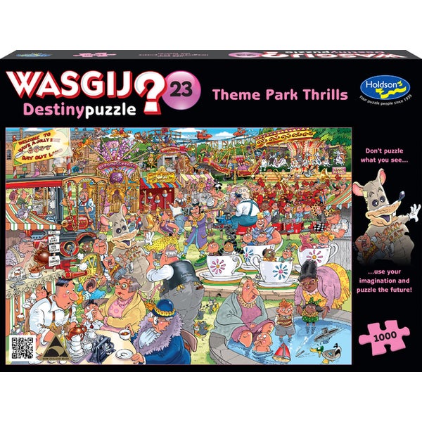 WASGIJ Destiny #23: 1000 Piece Jigsaw Theme Park Thrills  -