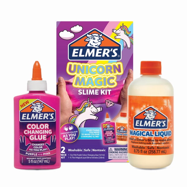  Elmers Glue Slime Magical Liquid Activator Solution, 8.75 fl.  oz. Bottle - Great for Making Slime, 2 Pack : Arts, Crafts & Sewing