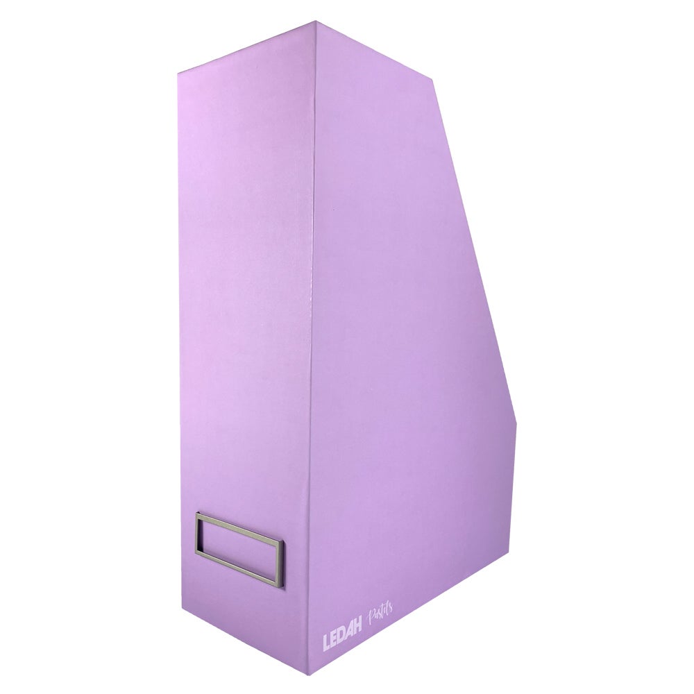 Ledah Pastels Magazine File Purple Paper Plus