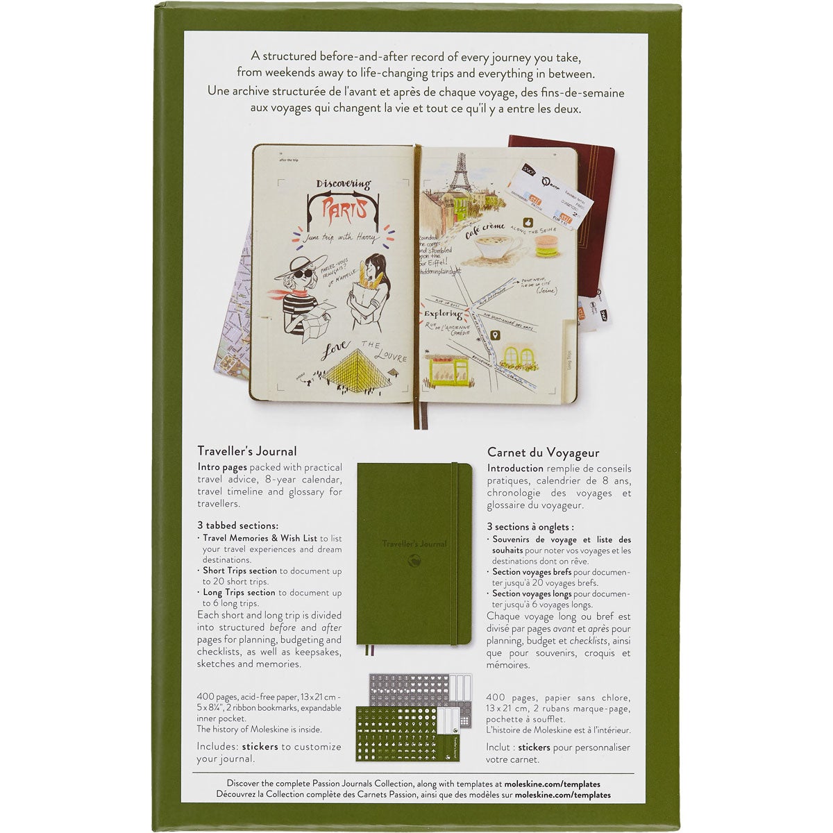Moleskine Passion Journal Travel Paper Plus