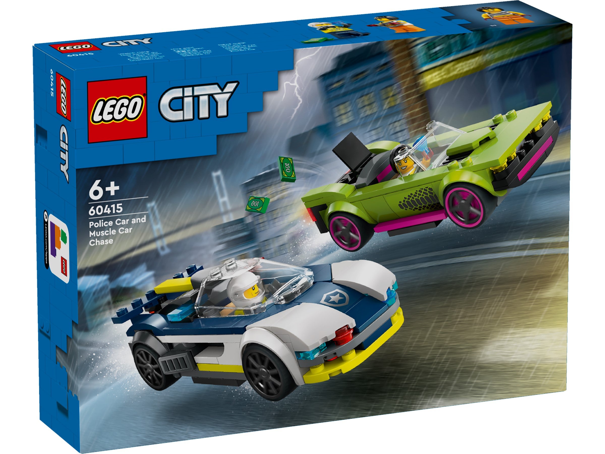 LEGO City: Police Car and Muscle Car Chase 60415 | Paper Plus
