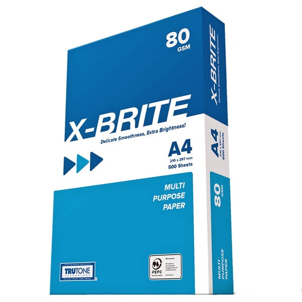 X Brite White Copy Paper A4 80gsm -