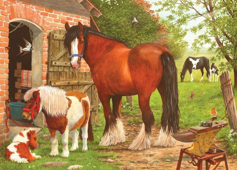 Kith & Kin 1000 Piece Jigsaw Puzzle - At the Stable Door | Paper Plus