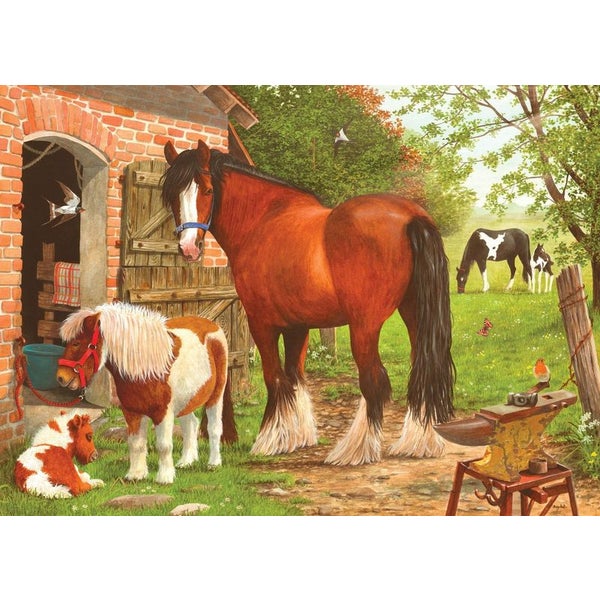 Kith & Kin 1000 Piece Jigsaw Puzzle - At the Stable Door | Paper Plus