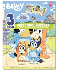 MJM Bluey Frame Tray Puzzle 3 Pack