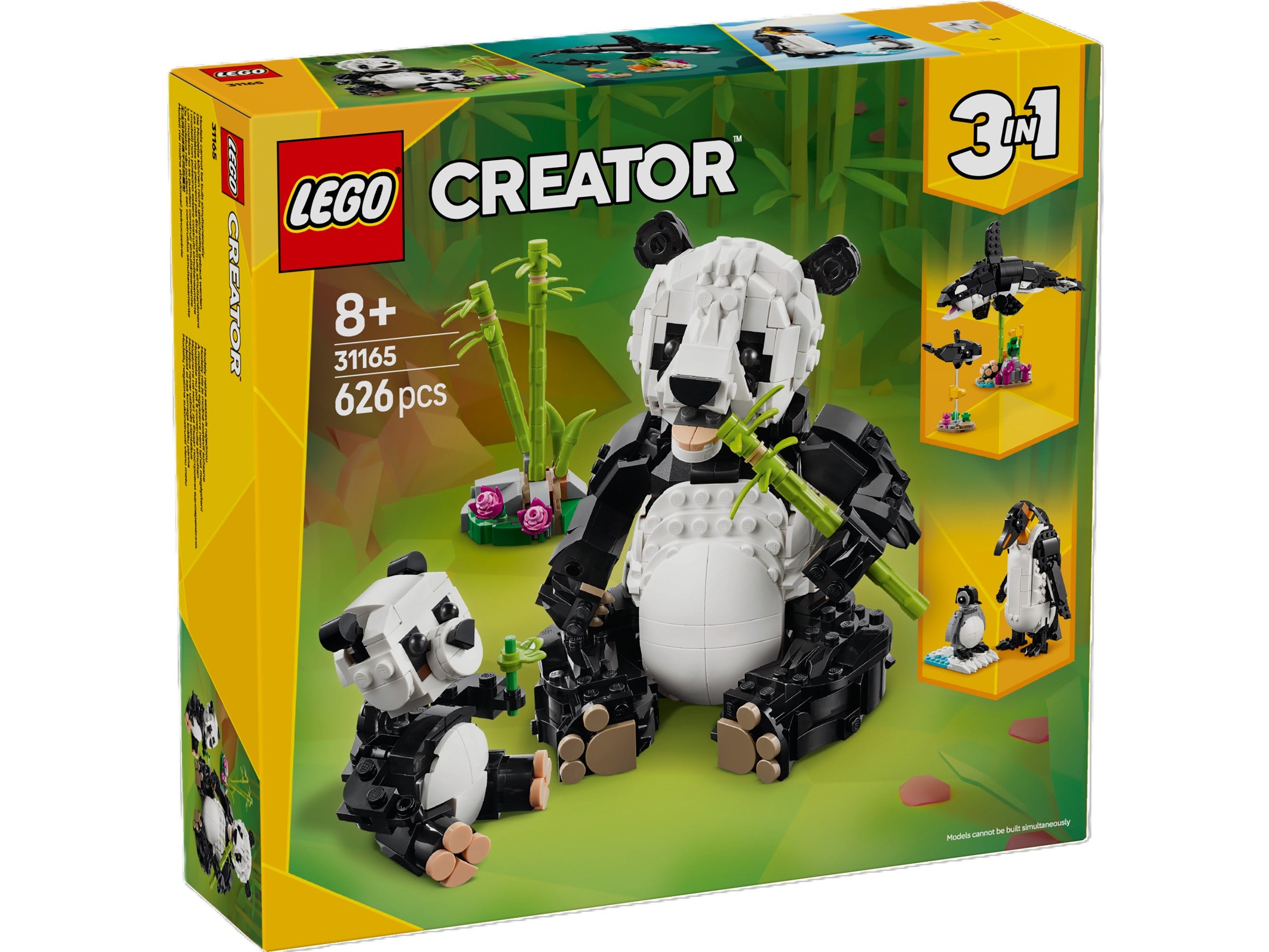 LEGO Creator 3-in-1: Wild Animals: Panda Family 31165 | Paper Plus