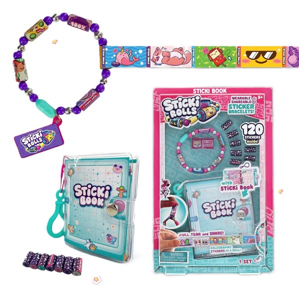 Sticki Rolls: Sticki Band and Sticker Book Pack -