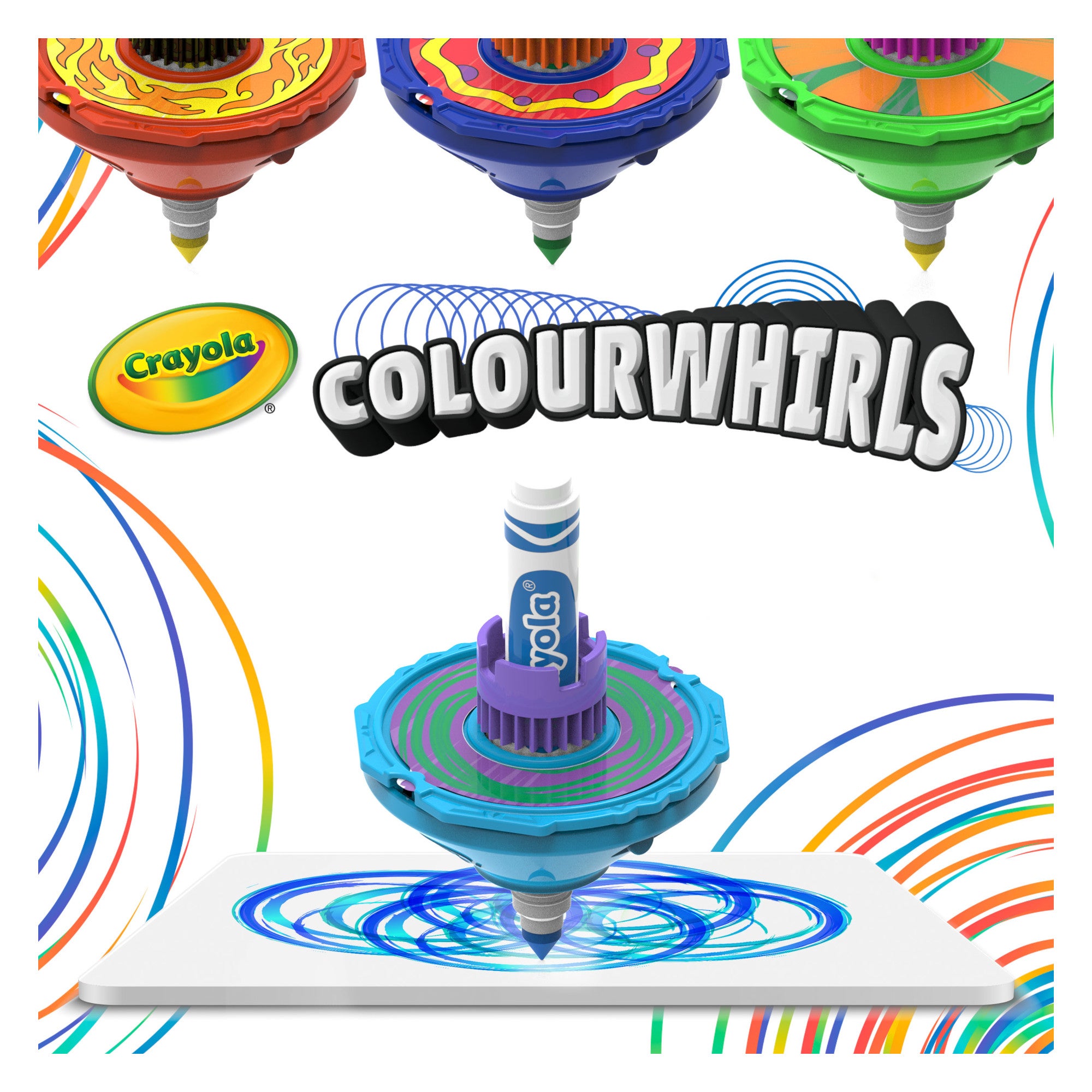 Crayola Colourwhirls Spin Art Toy | Paper Plus