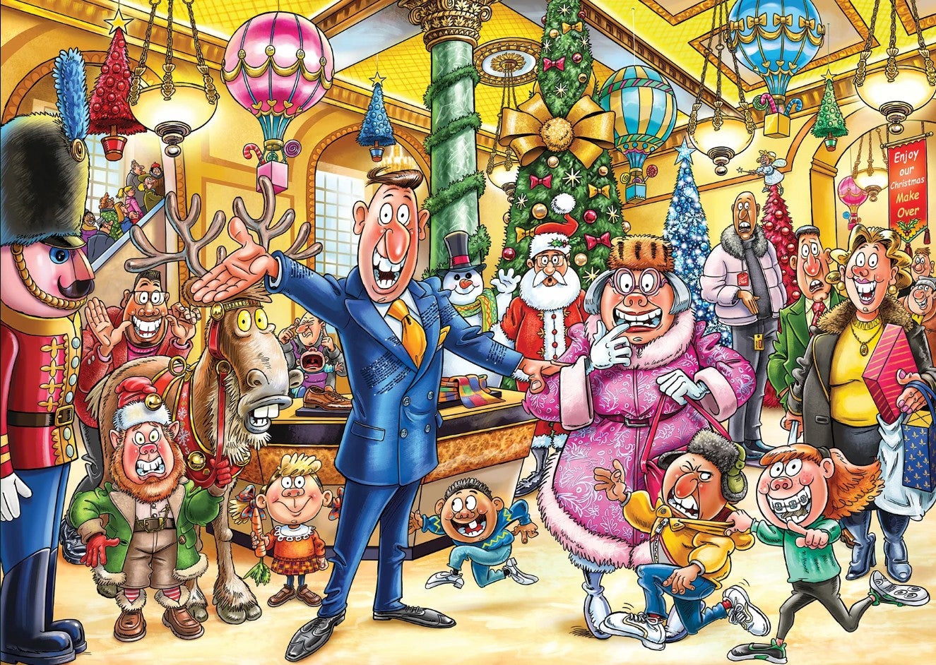 Wasgij Christmas 1000 Piece Puzzle - A Very Merry Makeover! #21