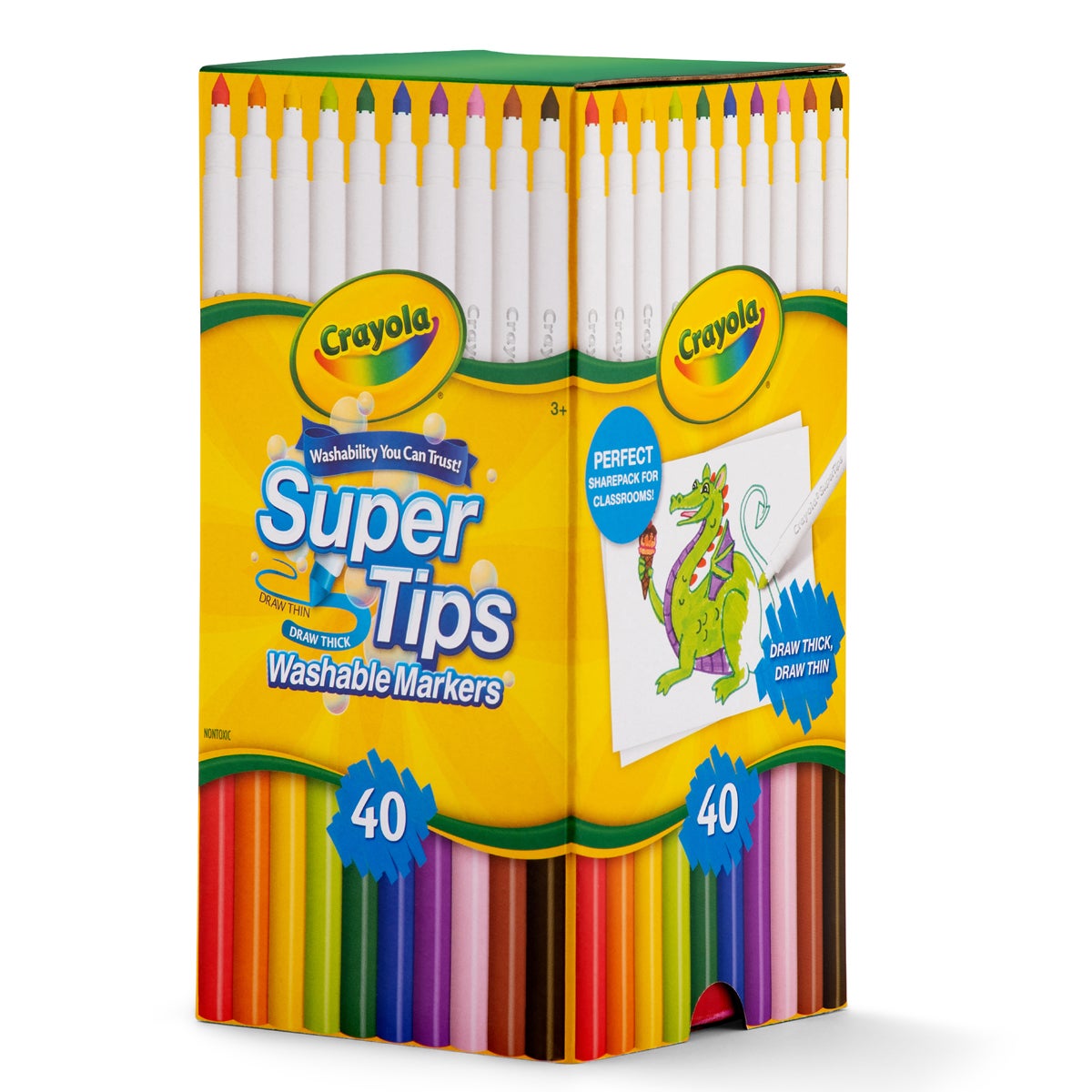 Crayola SuperTips Desk Pack 40 Pieces | Paper Plus