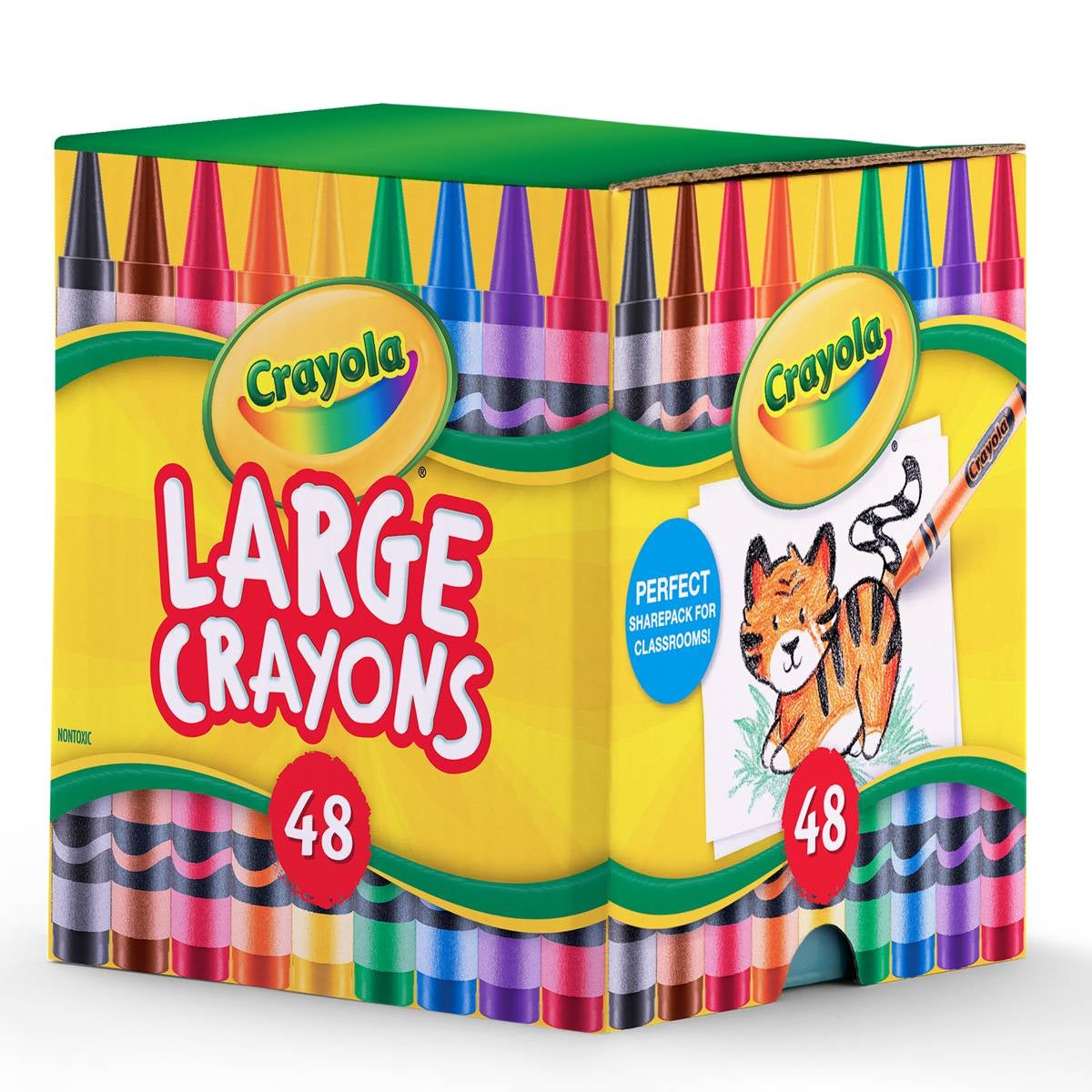 Crayola Large Crayons Desk Pack 48 Pieces | Paper Plus