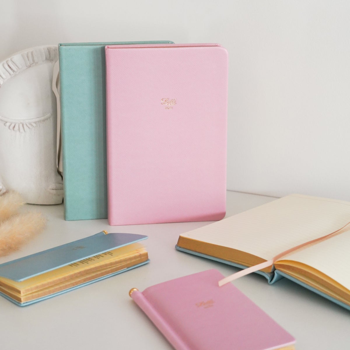 Letts Notebook Legacy Slim 85 x 152mm Sky | Paper Plus