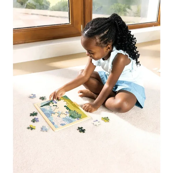 Primary Math Puzzles Hape x The Met Van Gogh Cypresses Puzzle | Paper Plus