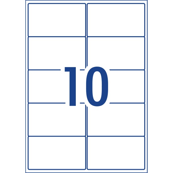 Avery Label L7173 Laser Shipping Label 100 Sheets | Paper Plus