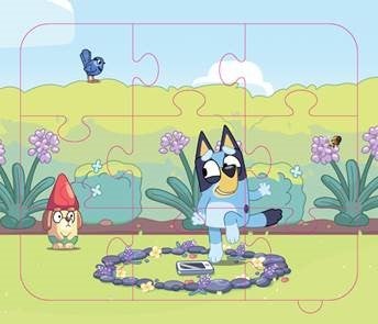 Bluey A Jigsaw Puzzle Book by Bluey Paper Plus